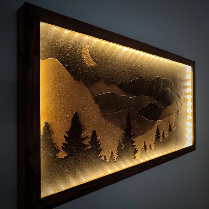 led wall art