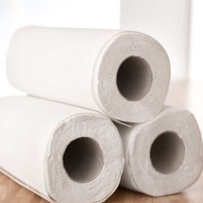 can you put a paper towel in the microwave