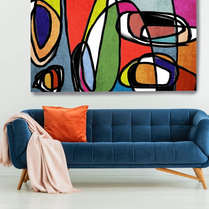 mid century wall art