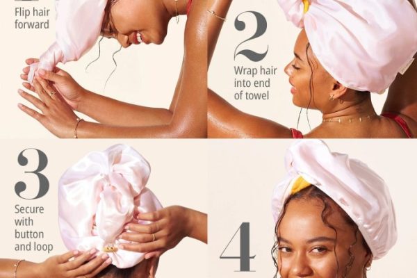 how to wrap hair in towel