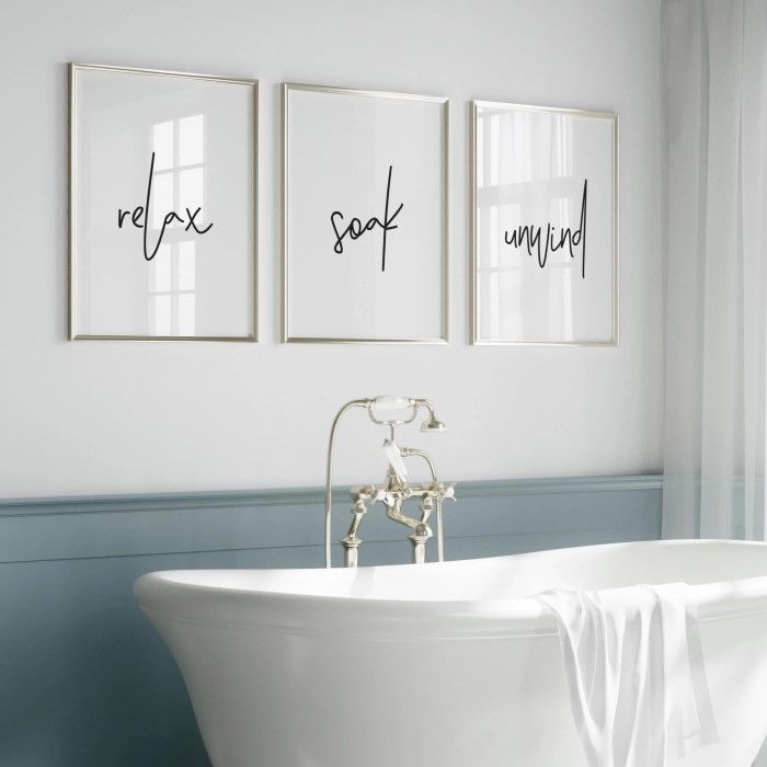 wall art for bathroom