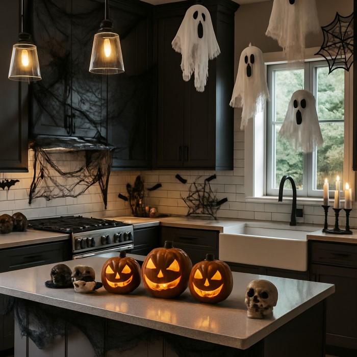 halloween kitchen decor