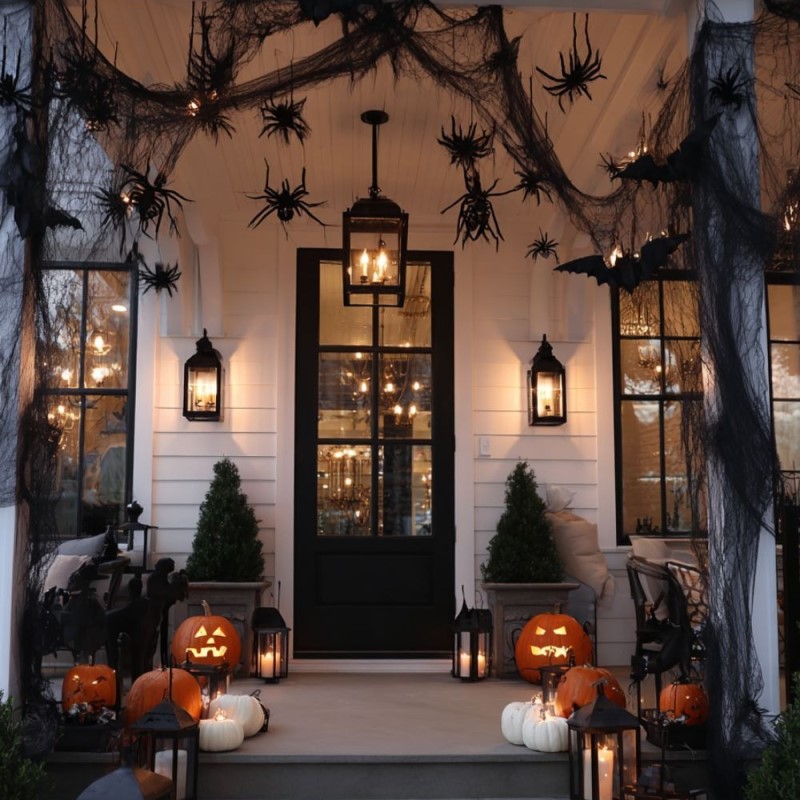 halloween porch decor