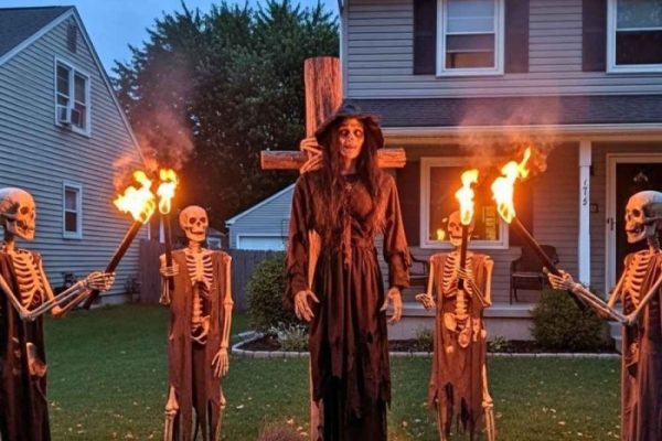 halloween yard decor