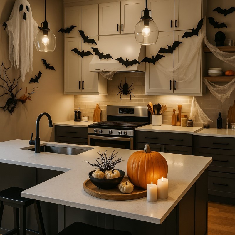 halloween kitchen decor