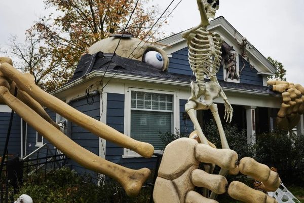 giant skull decoration