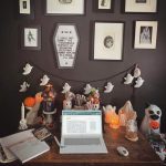 halloween desk decor