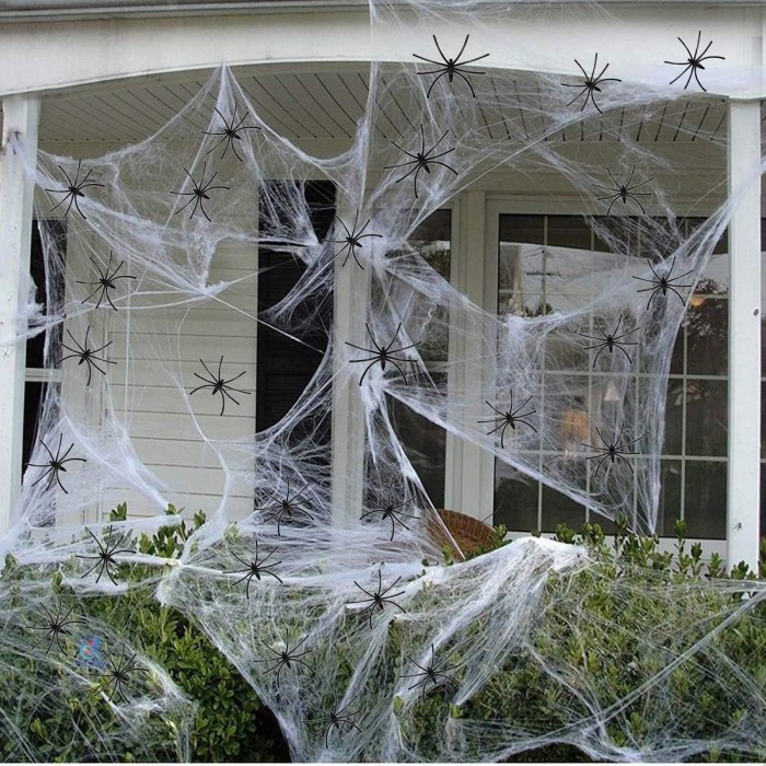 fake spider web