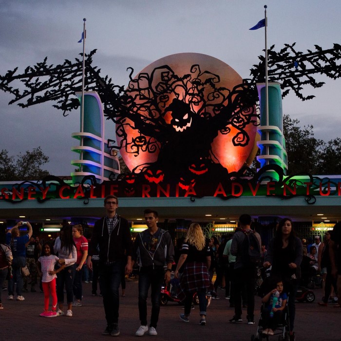 when does disneyland decorate for halloween