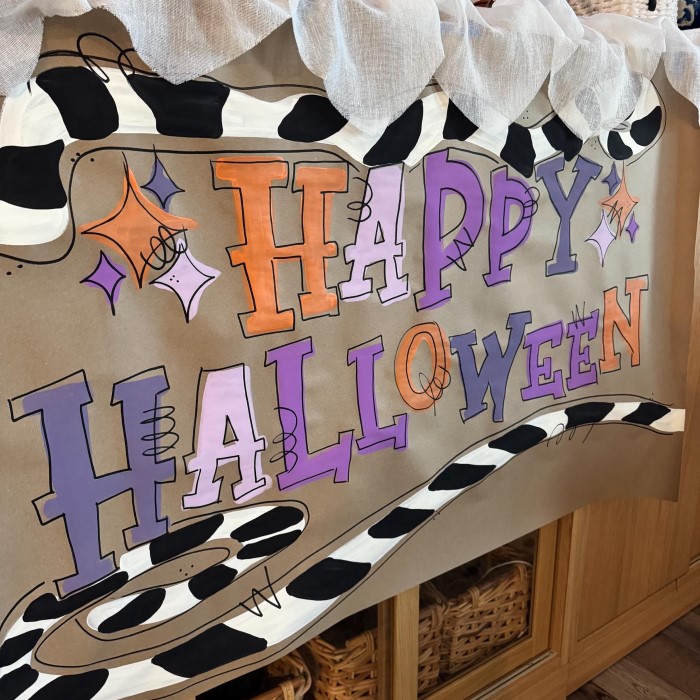 happy halloween banner