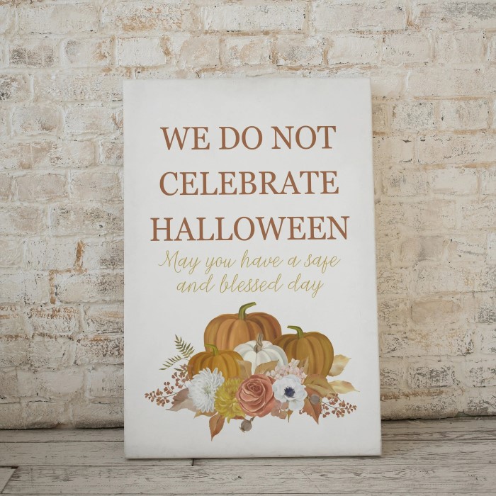 what religion doesn't celebrate halloween