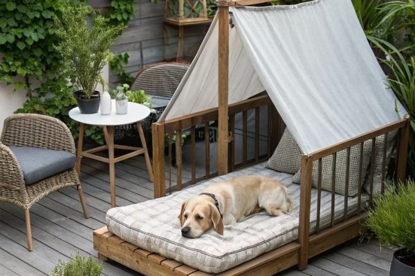 outdoor dog bed