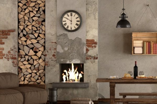 rustic industrial decor