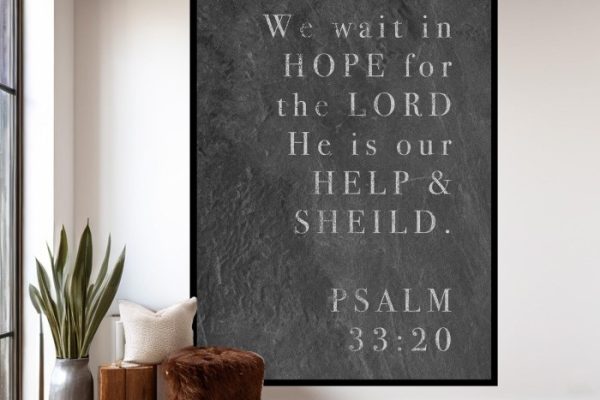 scripture wall art
