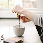 preparing instant coffee