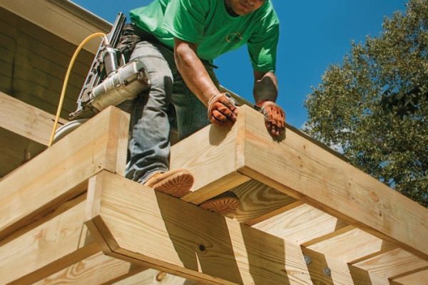 how to picture frame a deck