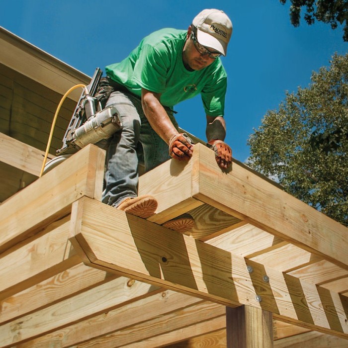 how to picture frame a deck