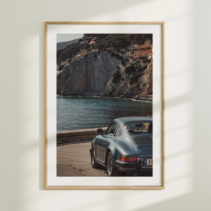 porsche wall art