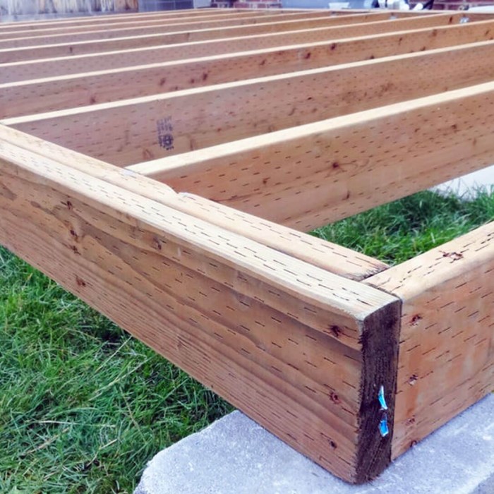 how to picture frame a deck