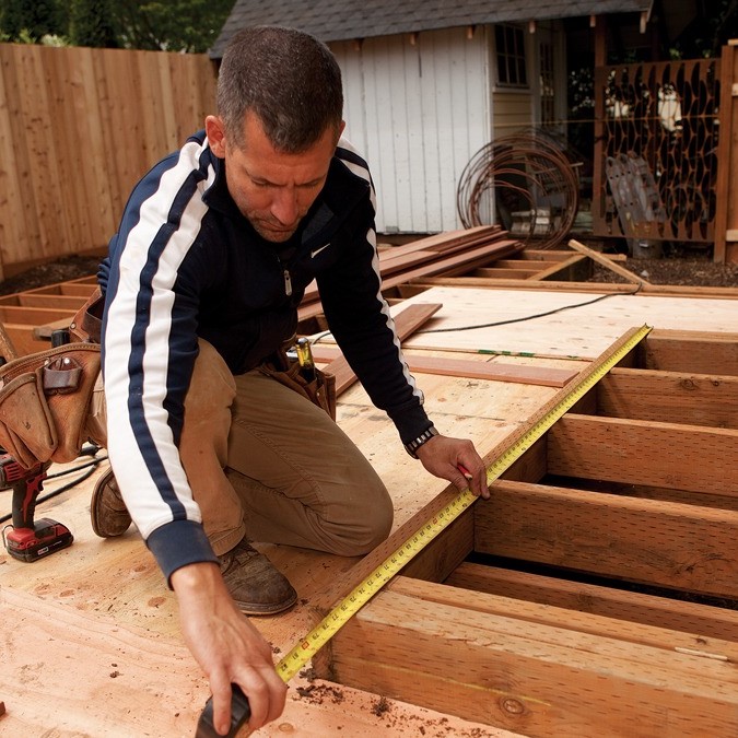 how to picture frame a deck