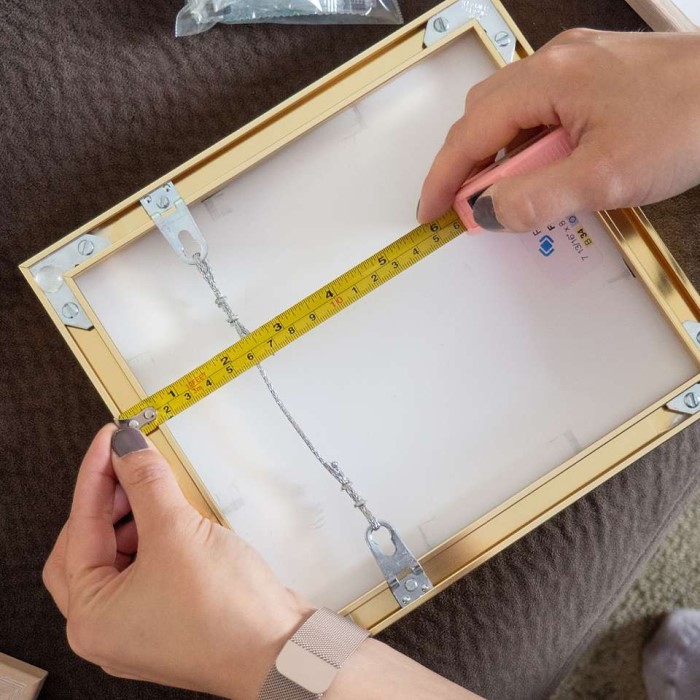 how to measure a picture frame