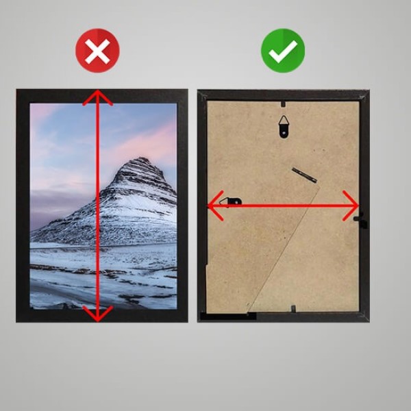 how to measure a picture frame