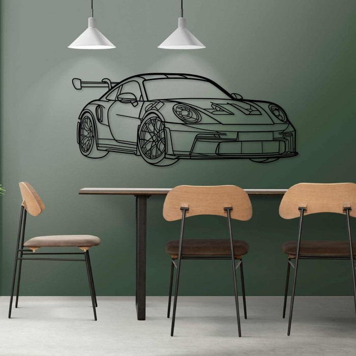 porsche wall art