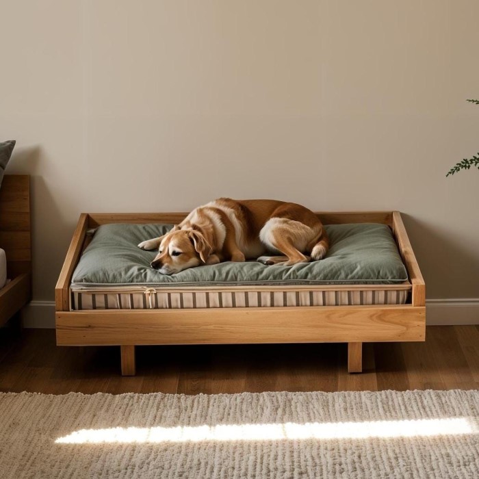 raised dog bed
