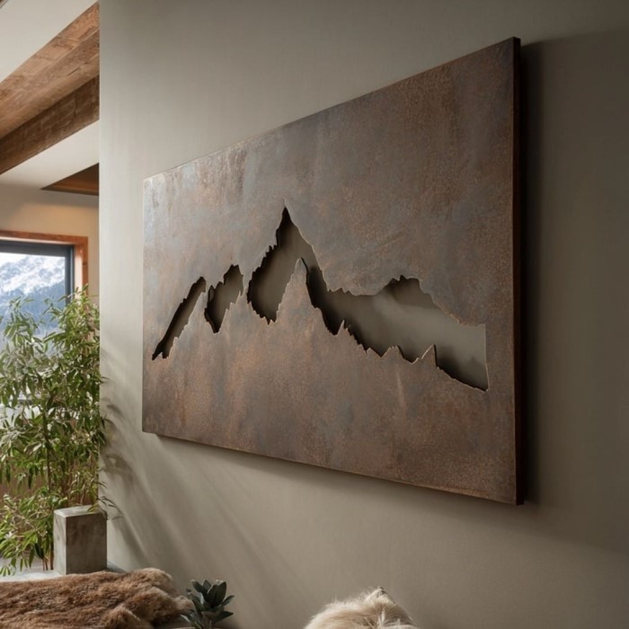 rustic metal wall decor