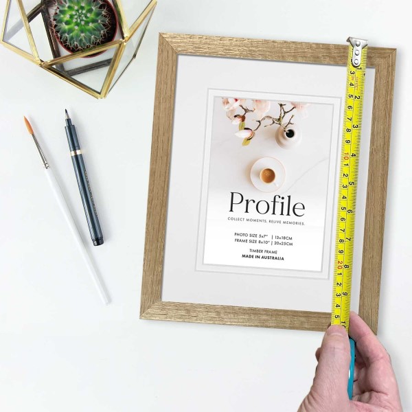 how to measure picture frame size