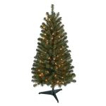 how many feet of christmas lights for tree