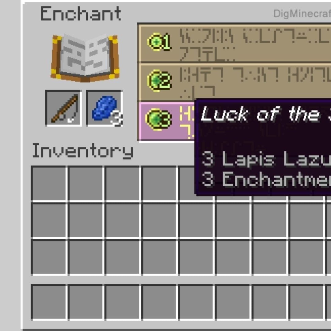 enchantments can be put on a fishing rod