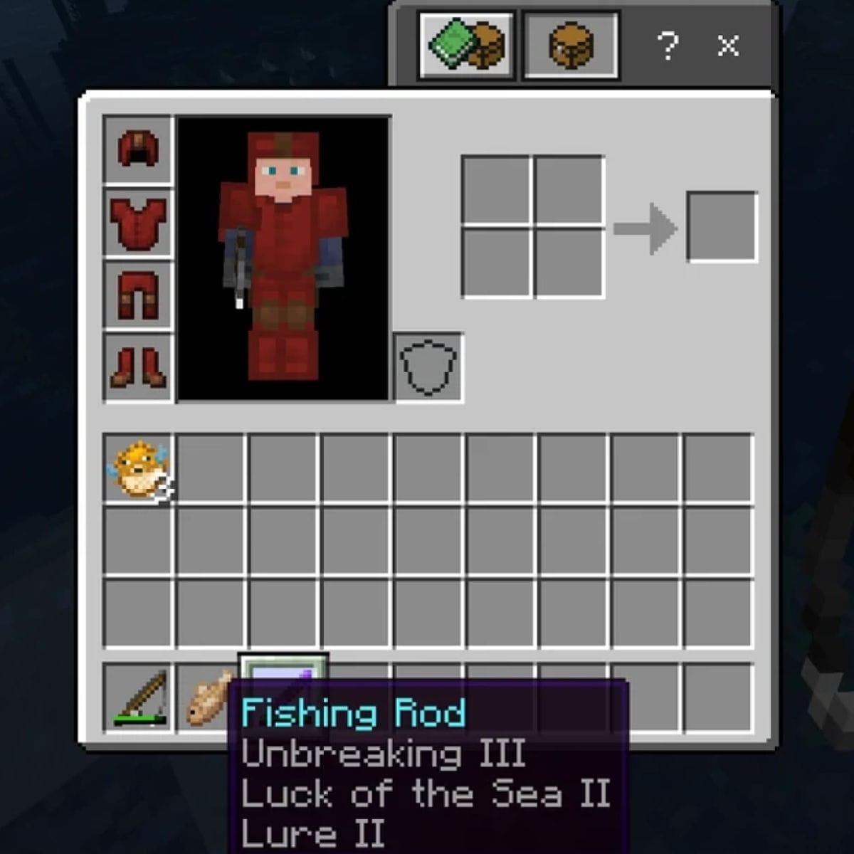 enchantments can be put on a fishing rod