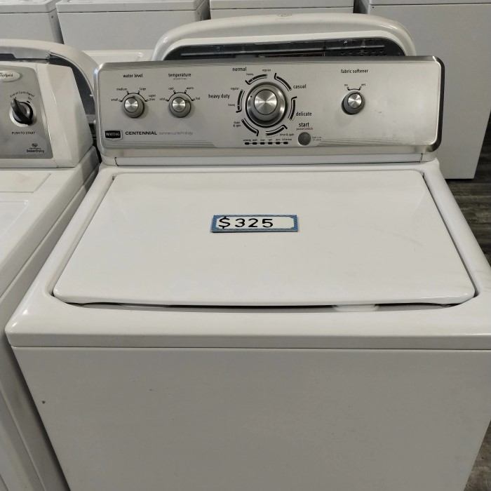 maytag washer with agitator